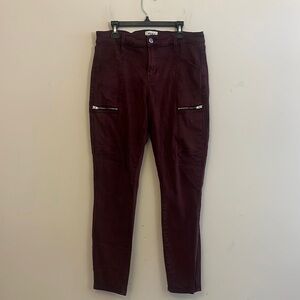 Anthropologie Pistola Wine Color Jeans Size 30